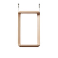 Minimalist Wooden Frame with Adjustable Hanging Clips